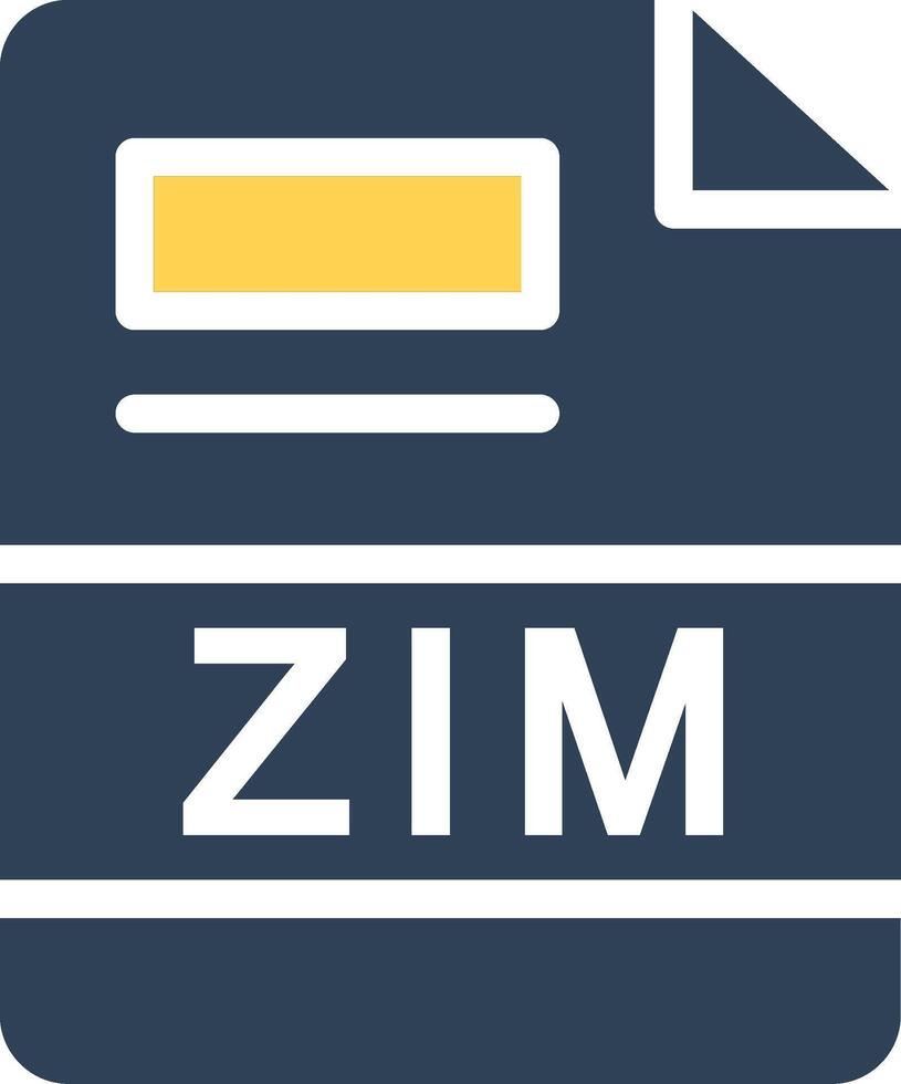 ZIM Creative Icon Design vector