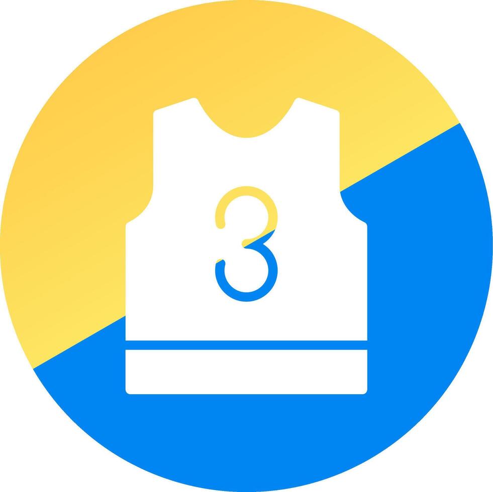 Basketball Jersey Creative Icon Design vector