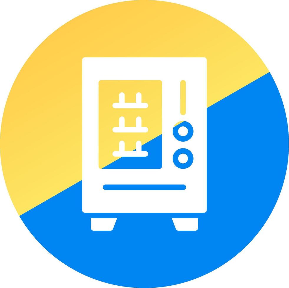 Vending Machine Creative Icon Design vector