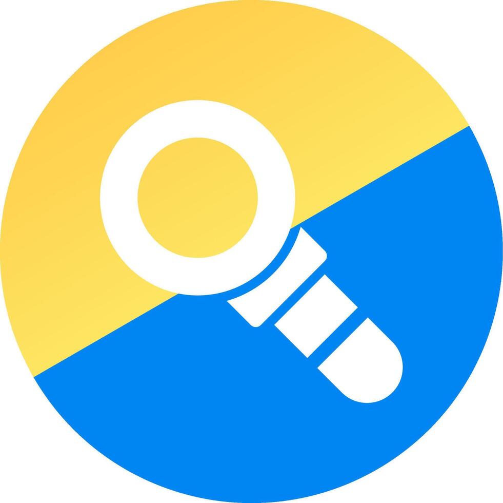 Magnifying Glass Creative Icon Design vector
