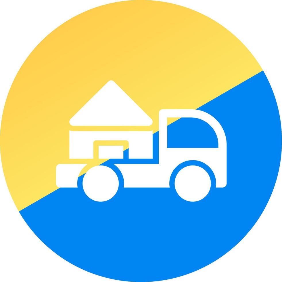 Moving Truck Creative Icon Design vector