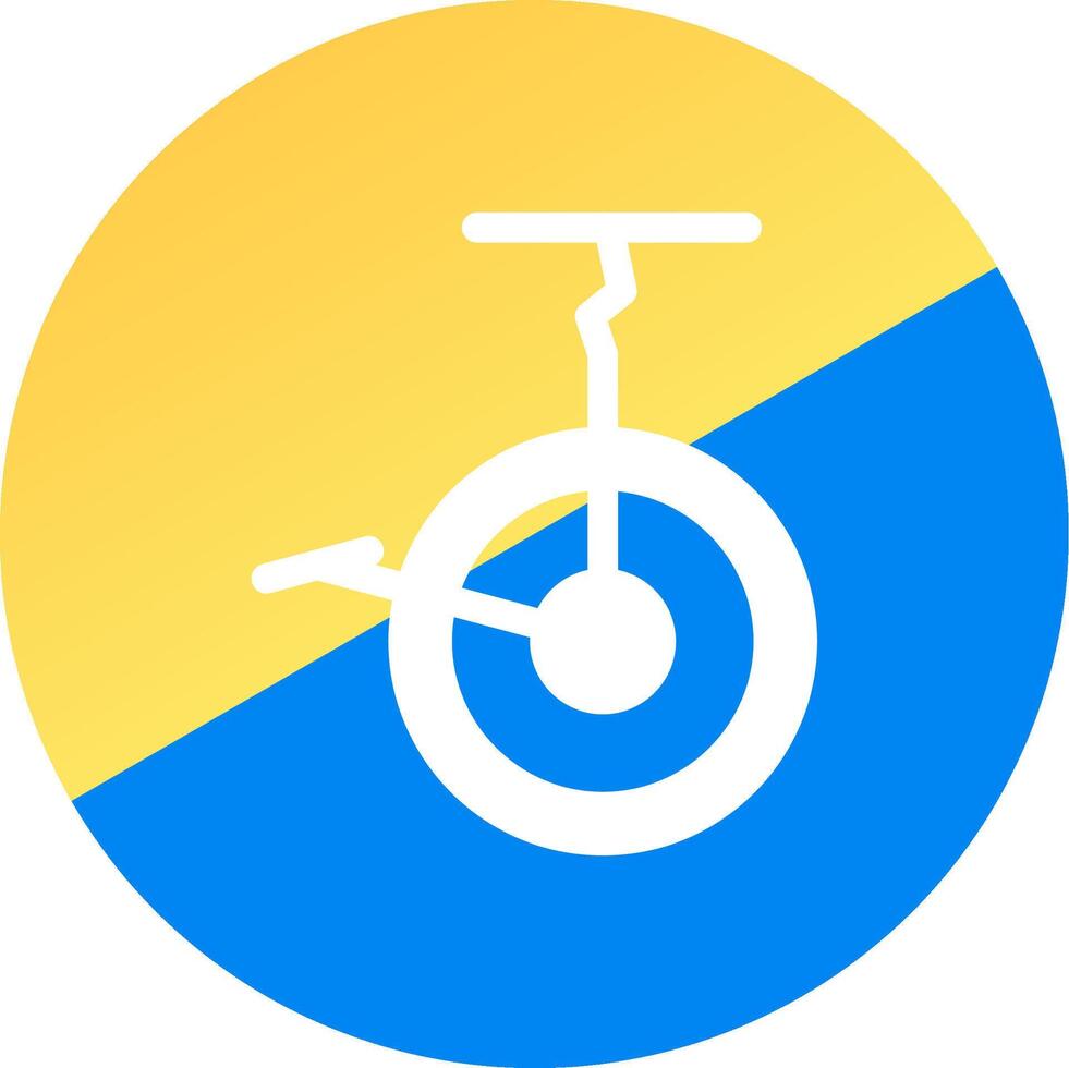 Circus Bike Creative Icon Design vector