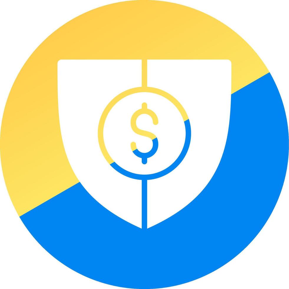 Shield Money Creative Icon Design vector