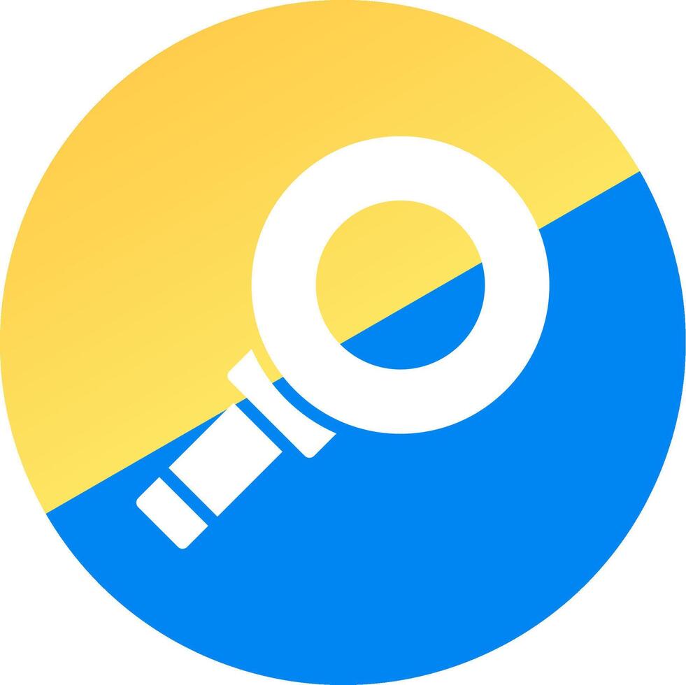 Magnifying Creative Icon Design vector