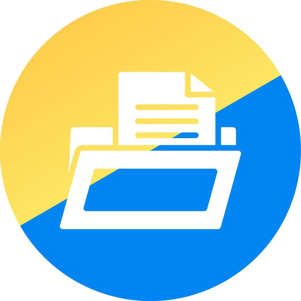 Folder Creative Icon Design vector