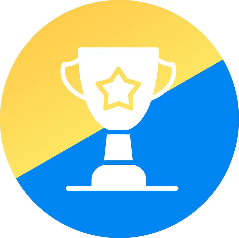 Trophy Creative Icon Design vector