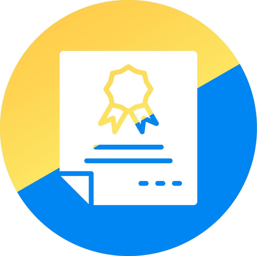 Diploma Creative Icon Design vector