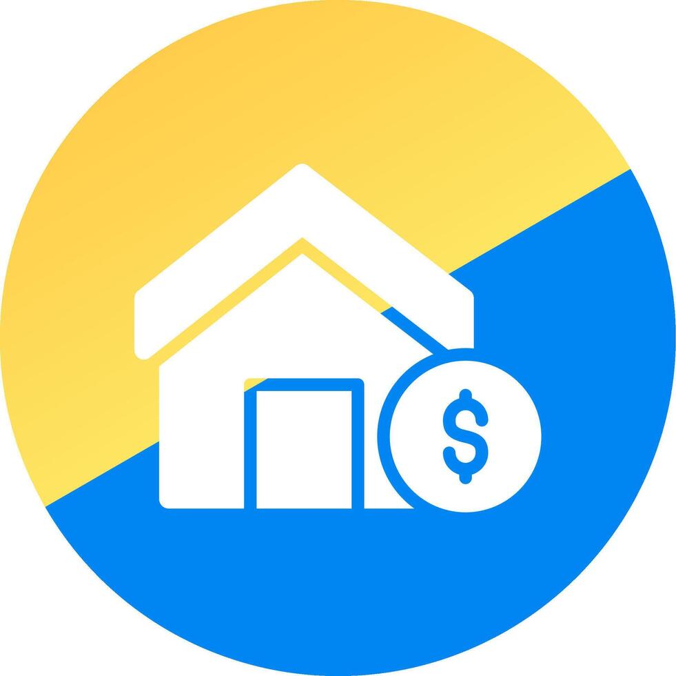 House Sale Creative Icon Design vector