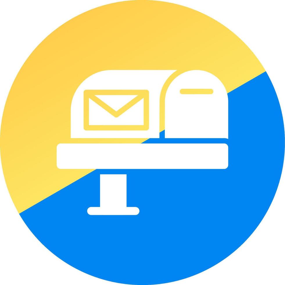 Mail Box Creative Icon Design vector