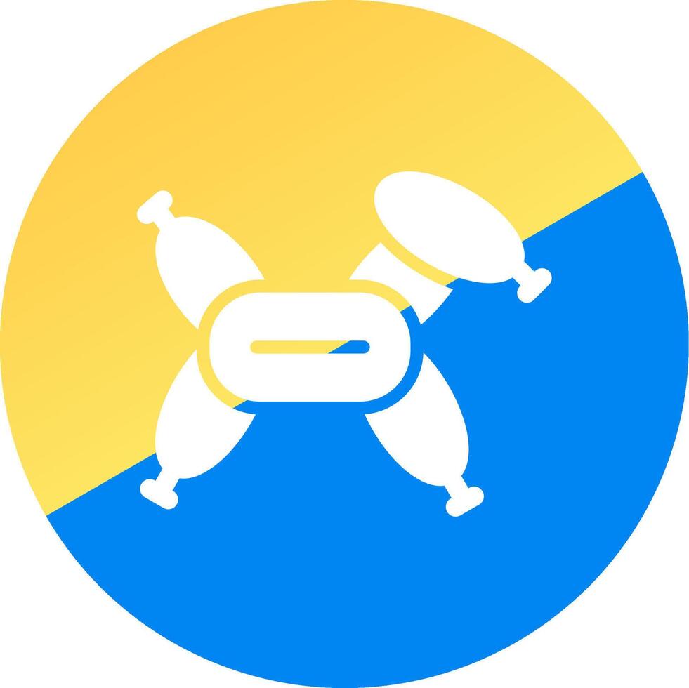 Balloon Modelling Creative Icon Design vector