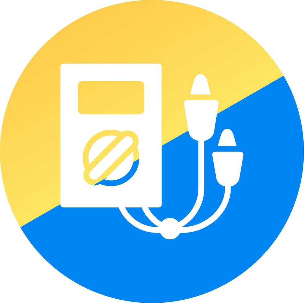 Electric Tester Creative Icon Design vector