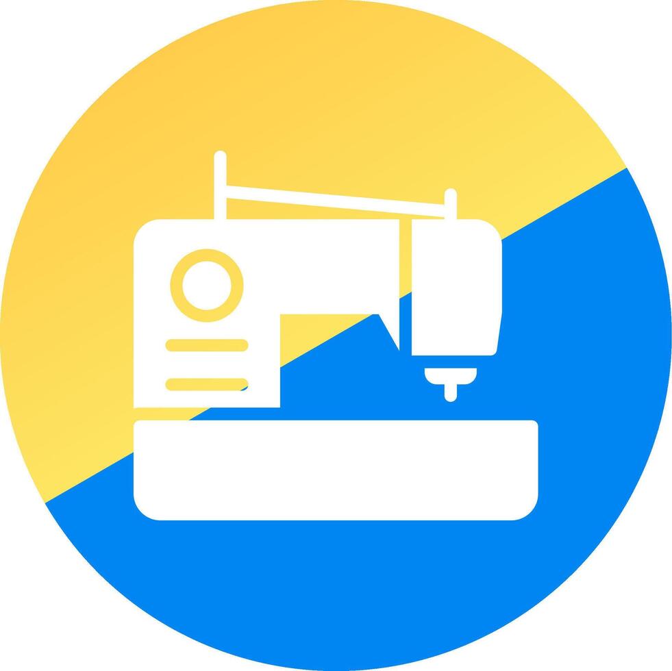 Sewing Machine Creative Icon Design vector