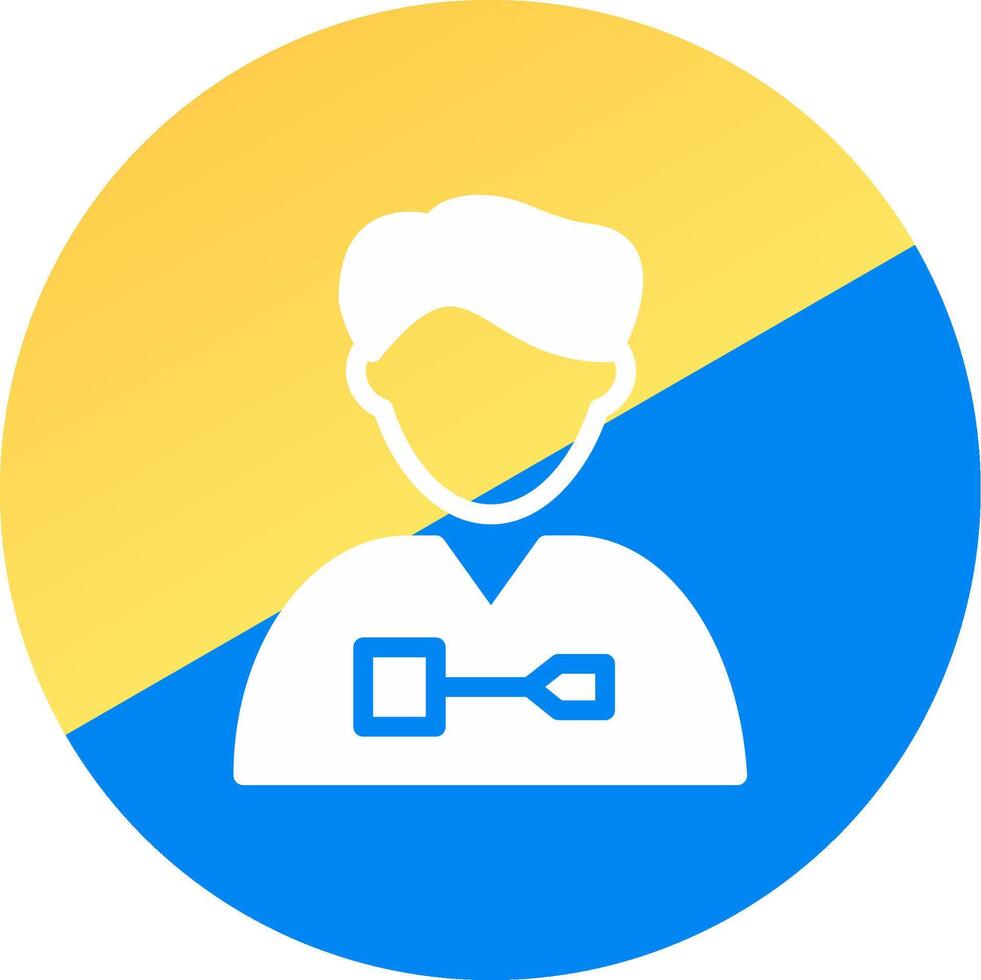 Worker Creative Icon Design vector