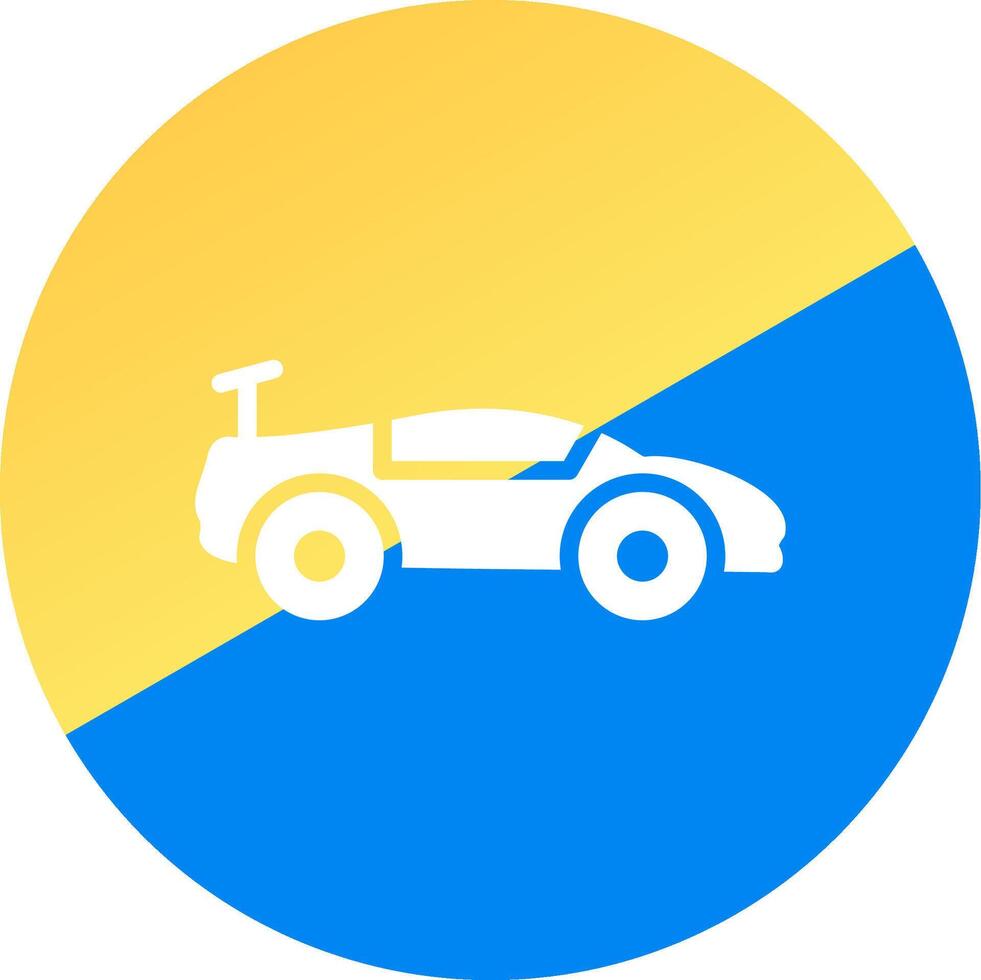 Super Car Creative Icon Design vector