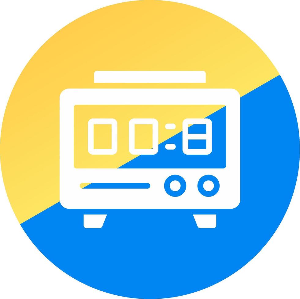 Digital Stopwatch Creative Icon Design vector