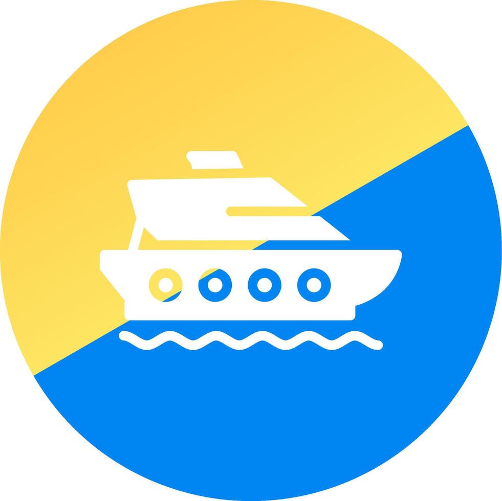 Ship Creative Icon Design vector