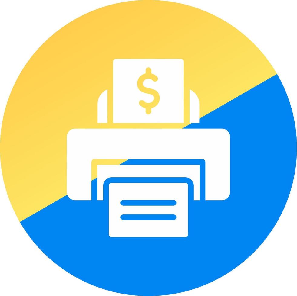 Printer Creative Icon Design vector