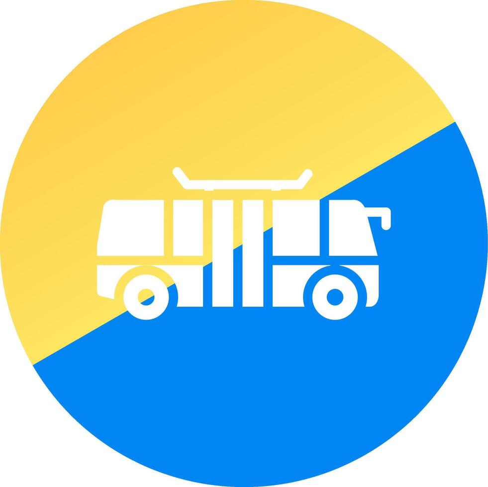 Bus Creative Icon Design vector