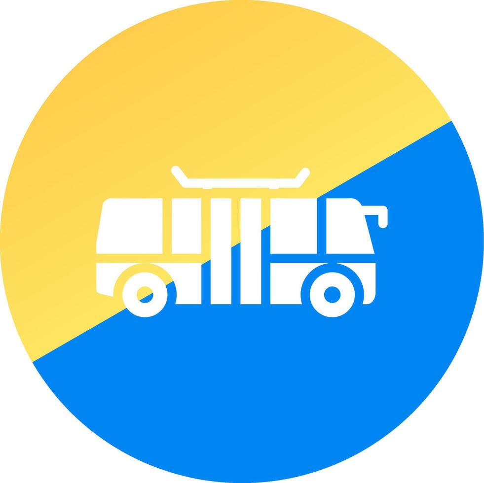 diseño de icono creativo de autobús vector