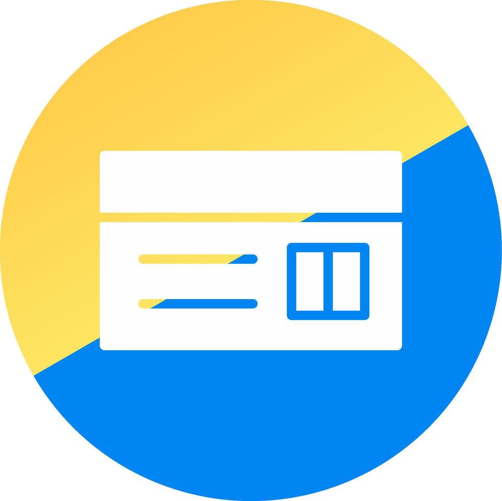 Credit Card Creative Icon Design vector