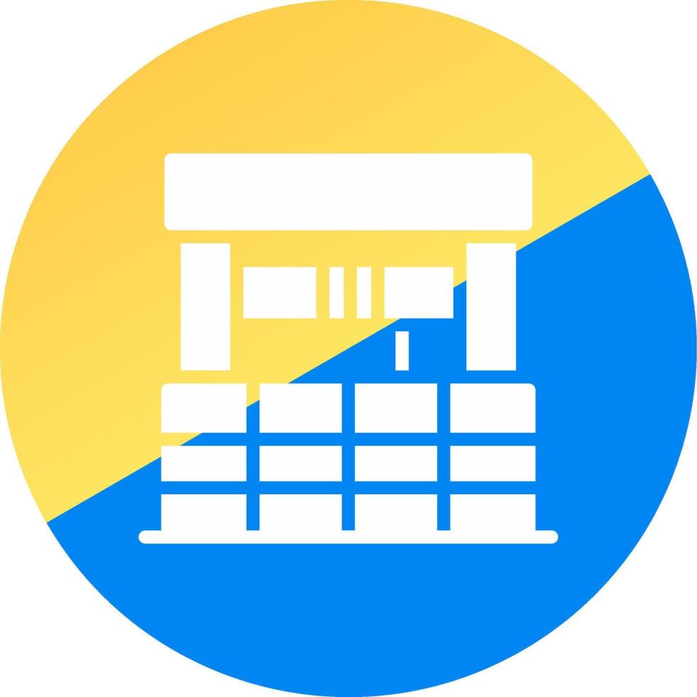 Water Well Creative Icon Design vector