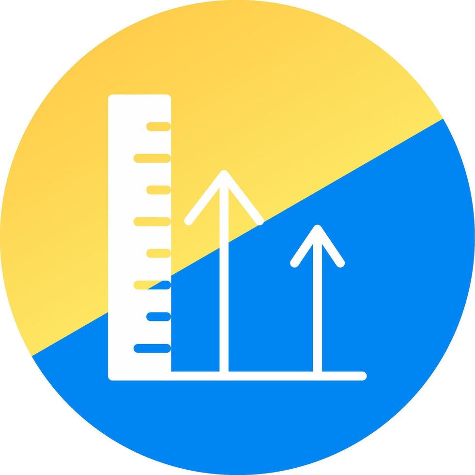 Height Creative Icon Design vector