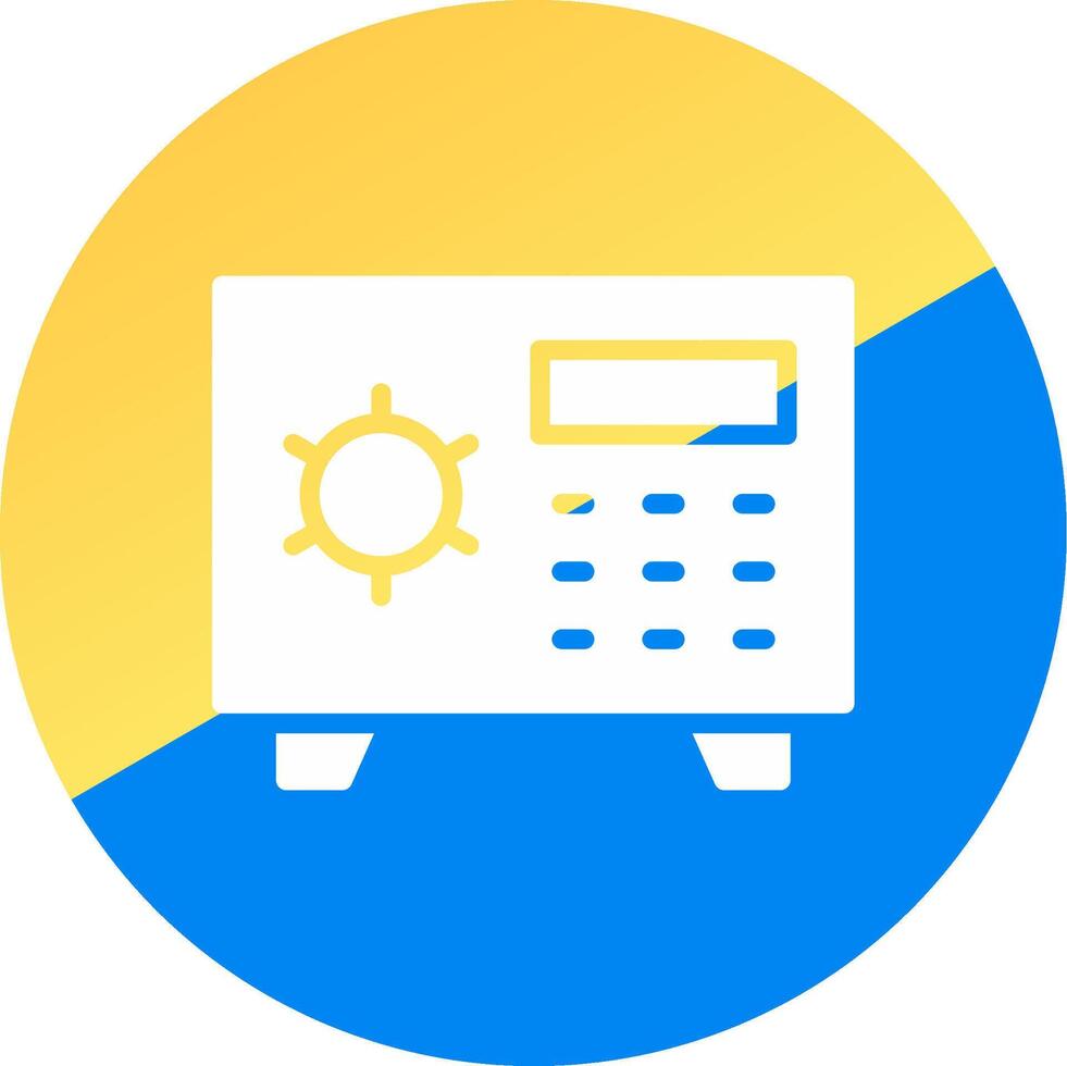 Safe Box Creative Icon Design vector