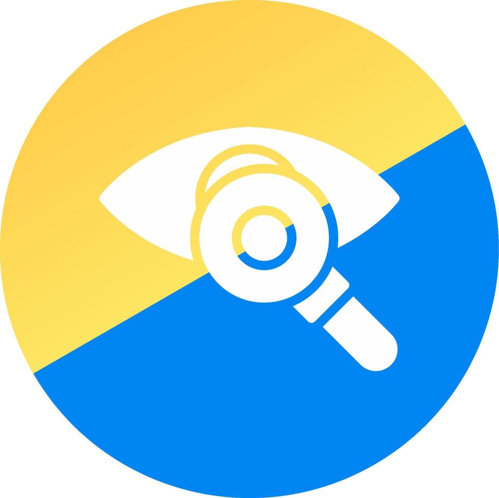 Eye Test Creative Icon Design vector