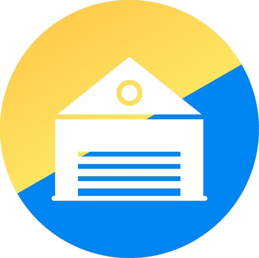 Warehouse Creative Icon Design vector