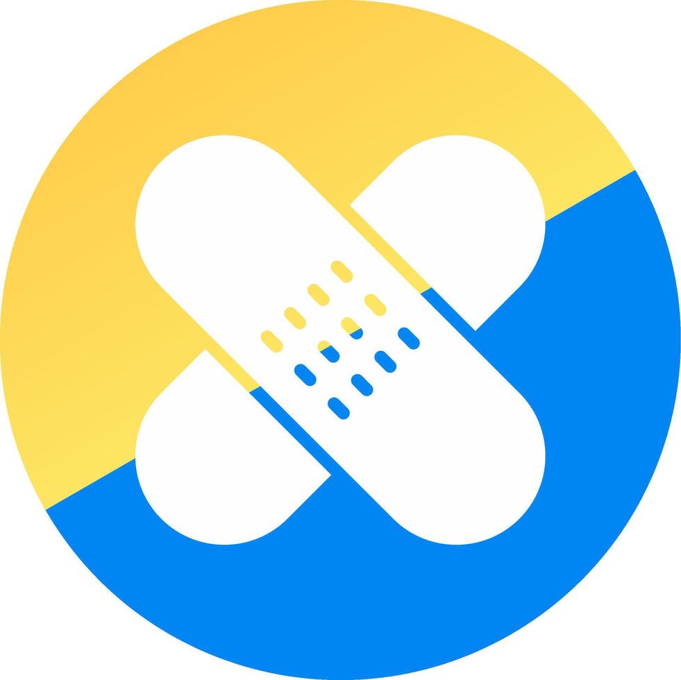 glyph Two Color Circle Design vector