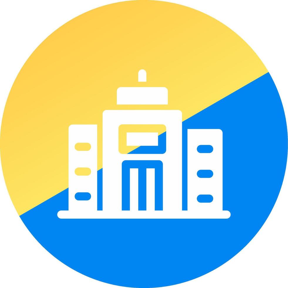 Office Building Creative Icon Design vector
