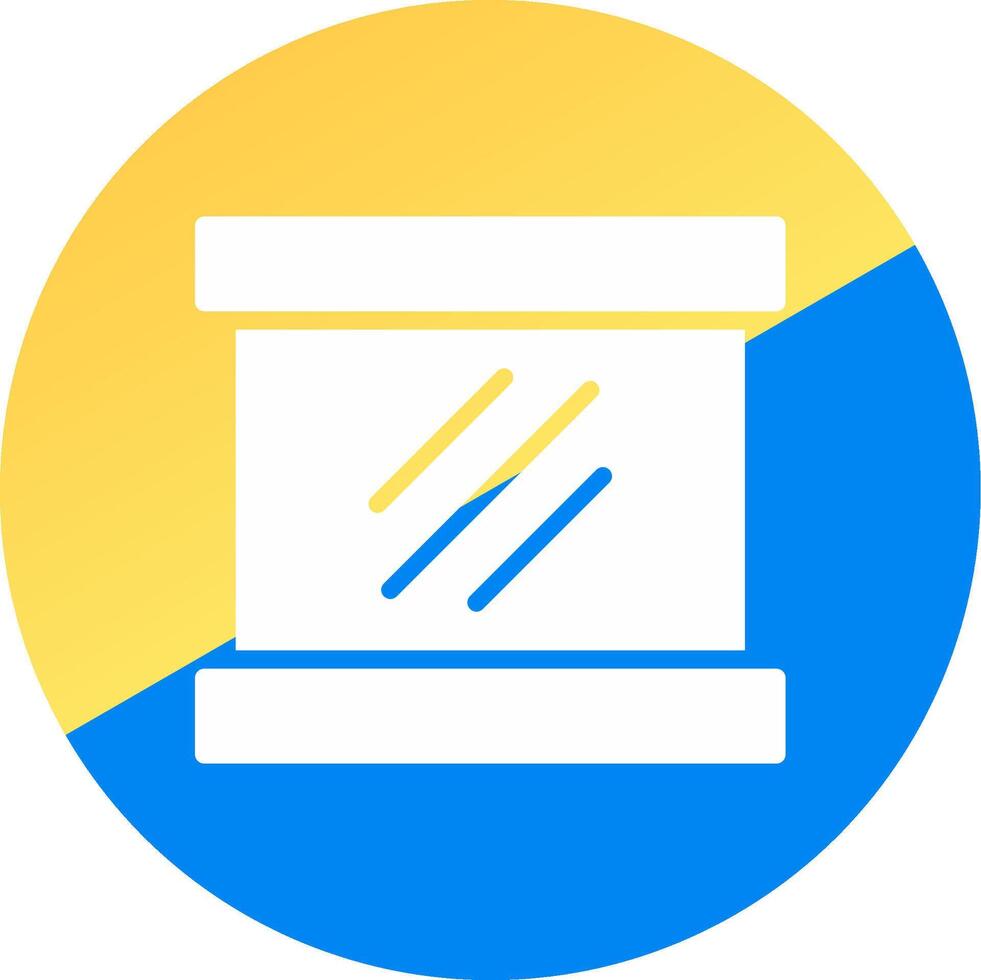 glyph Two Color Circle Design vector