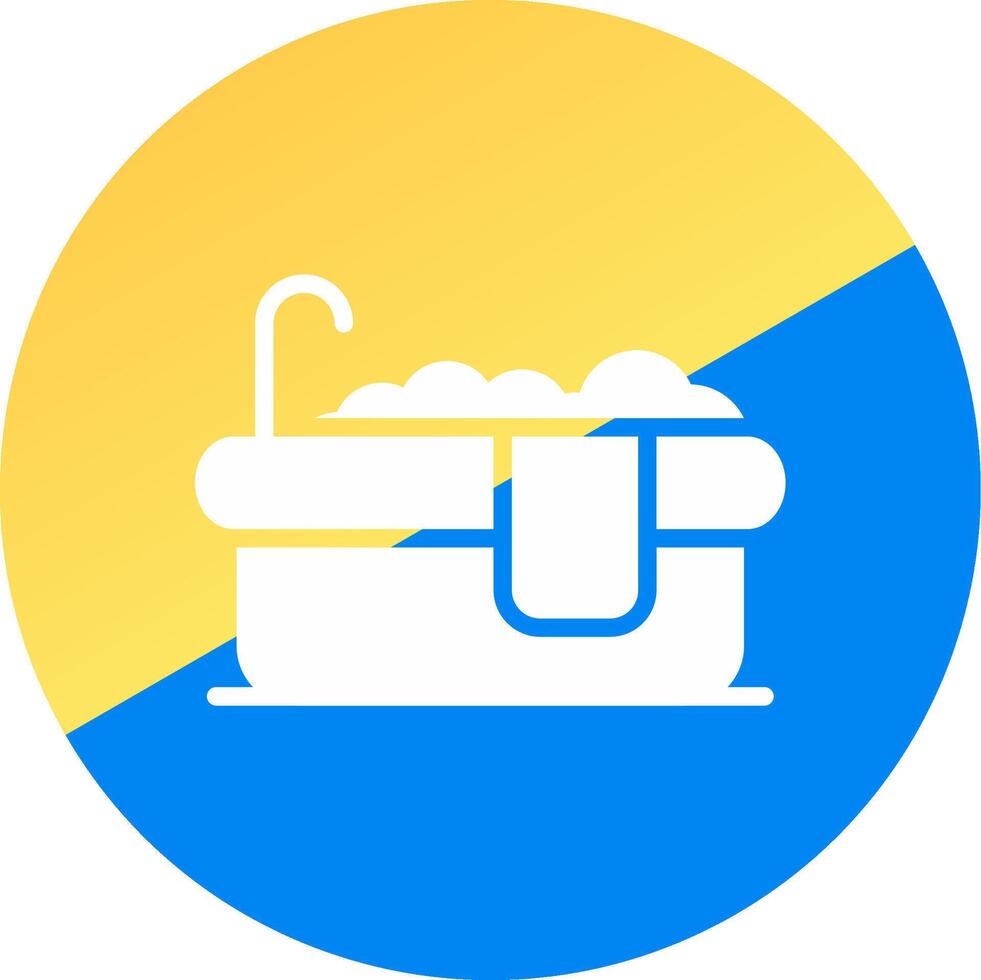 Bathtub Creative Icon Design vector