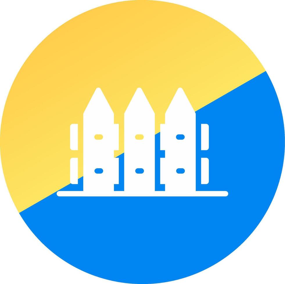 Fence Creative Icon Design vector