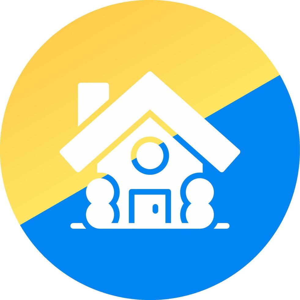 Cabin Creative Icon Design vector