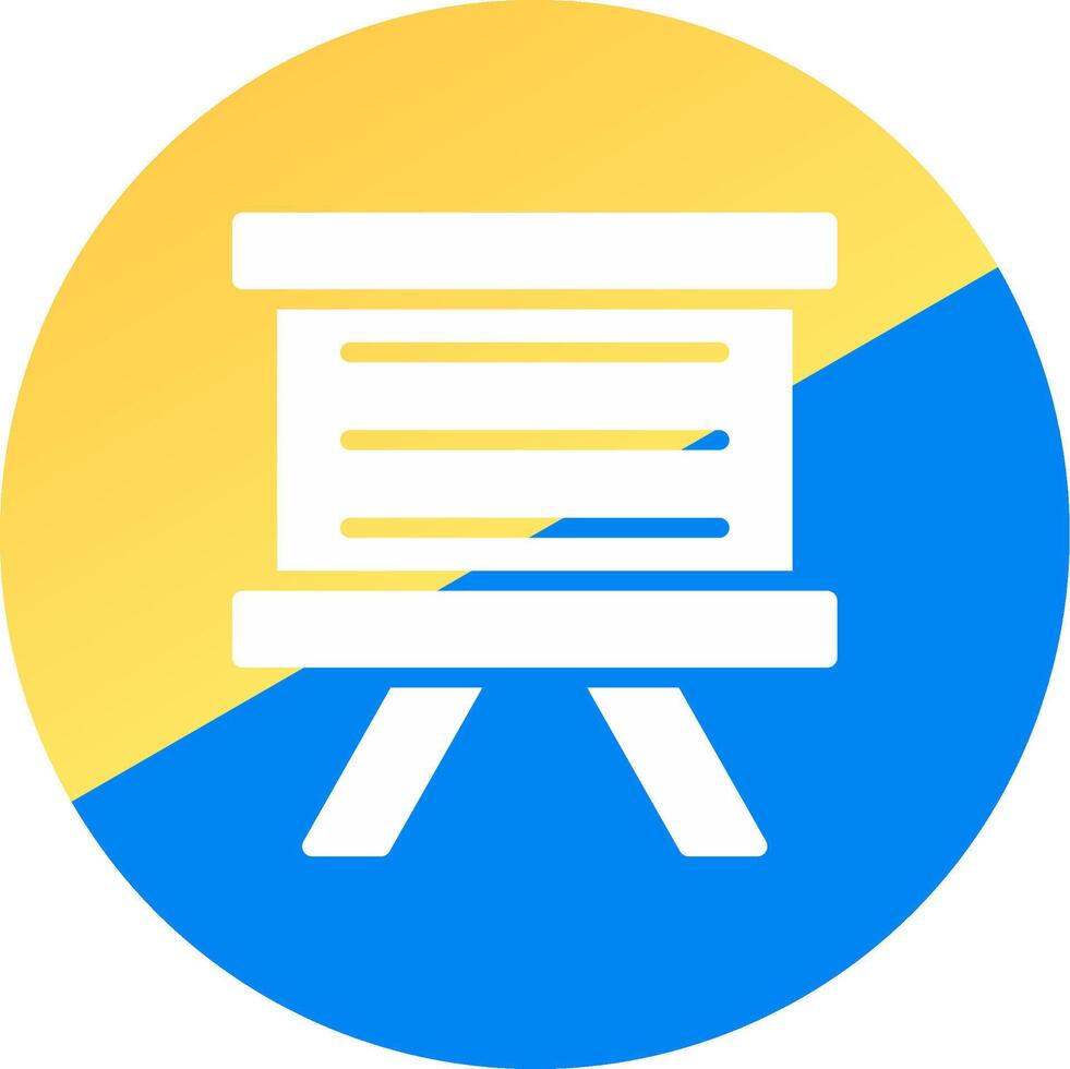 glyph Two Color Circle Design vector