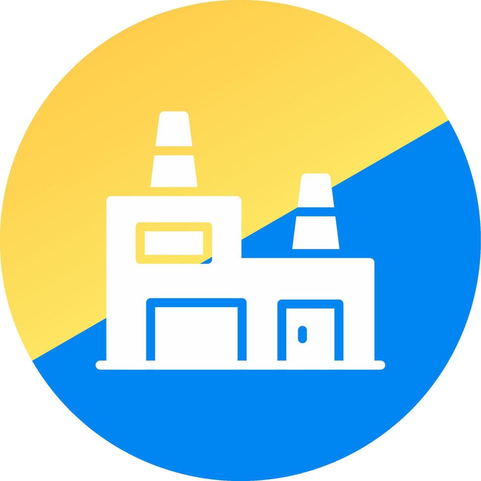 Recycling Plant Creative Icon Design vector