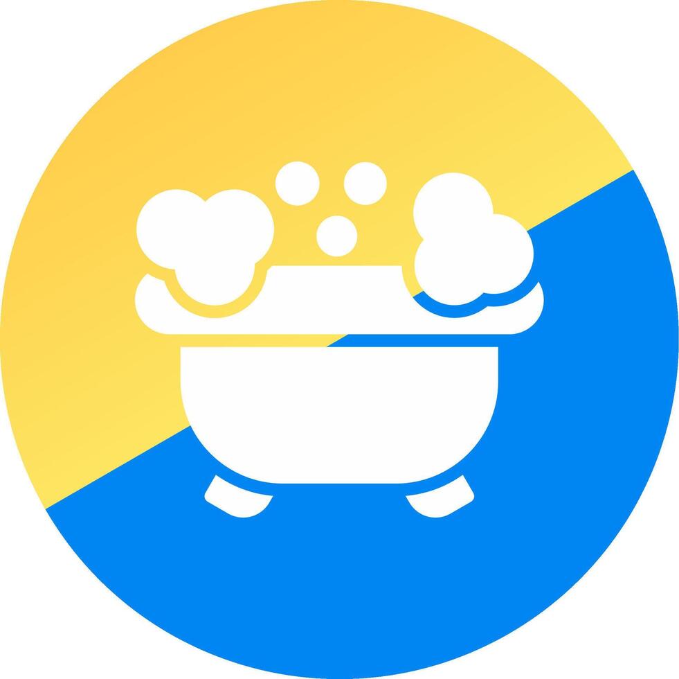 Bathtub Creative Icon Design vector