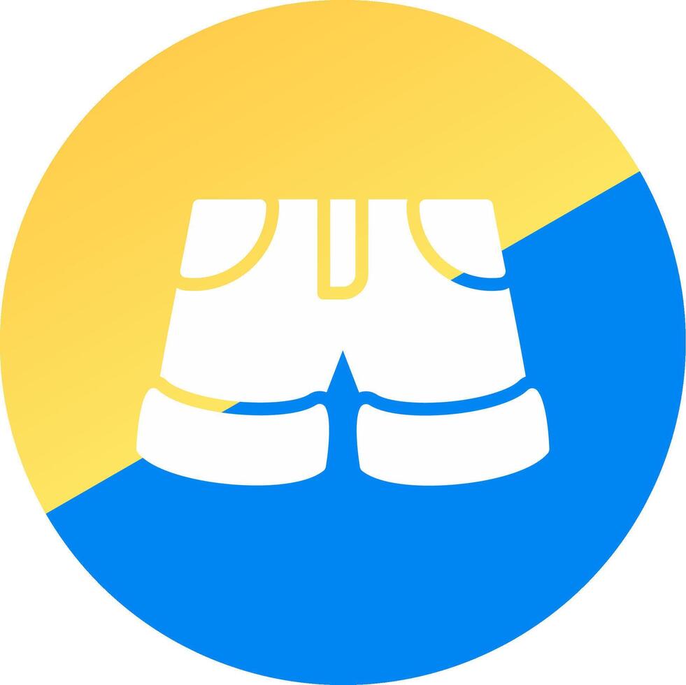 Shorts Creative Icon Design vector