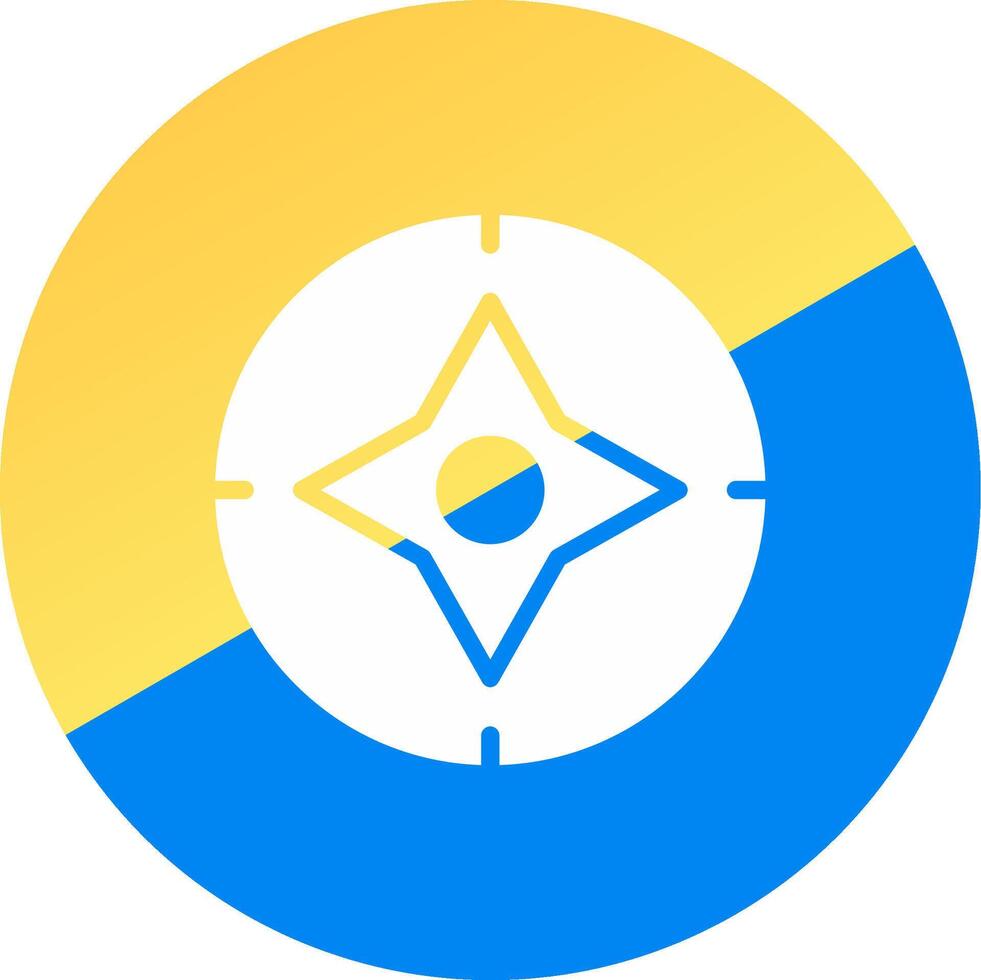 Compass Creative Icon Design vector