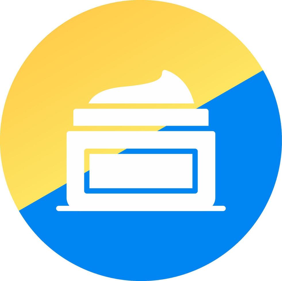 Face Cream Creative Icon Design vector