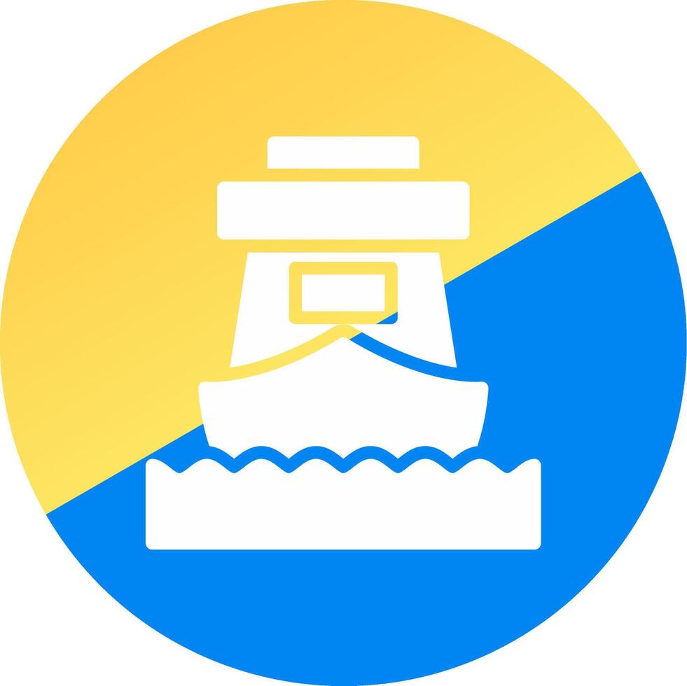 Ship Creative Icon Design vector
