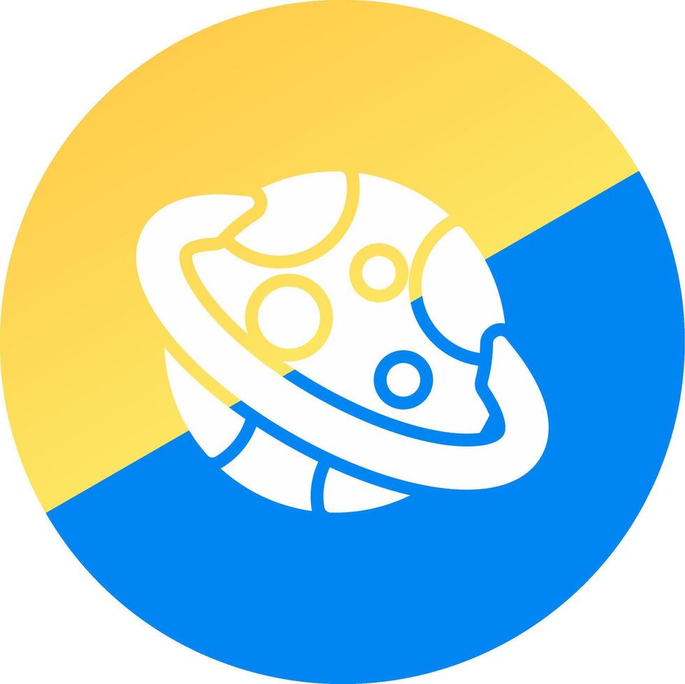 Planet Creative Icon Design vector