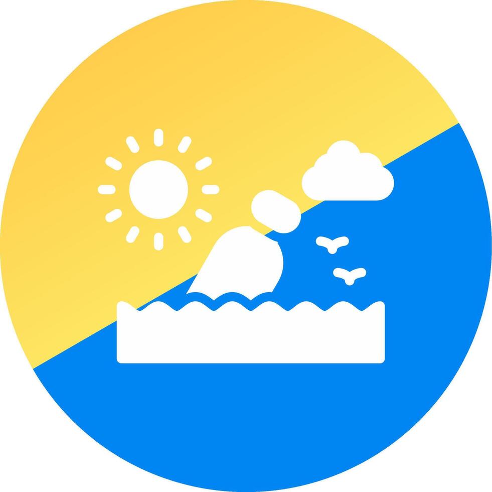 Message In A Bottle Creative Icon Design vector