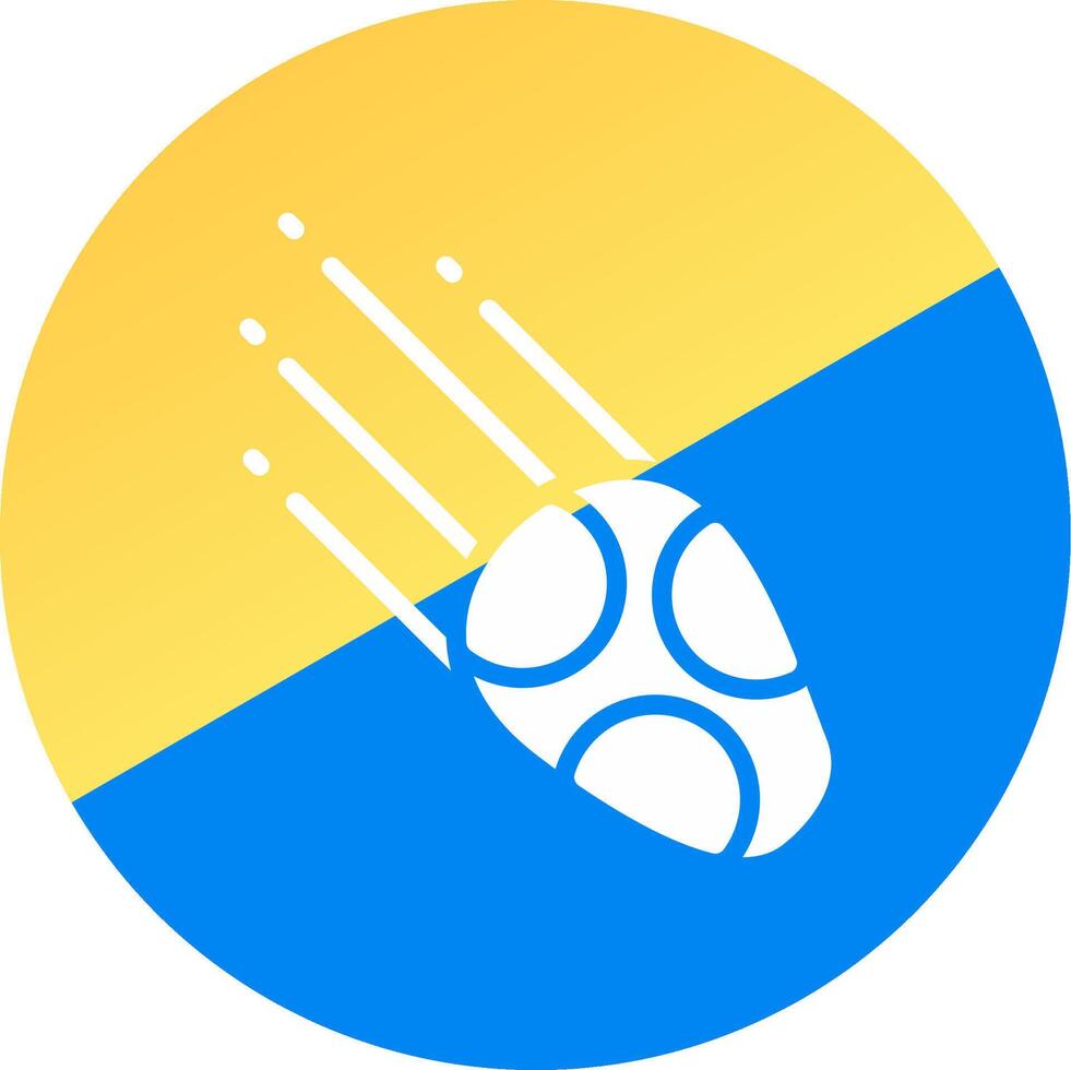 Comet Creative Icon Design vector