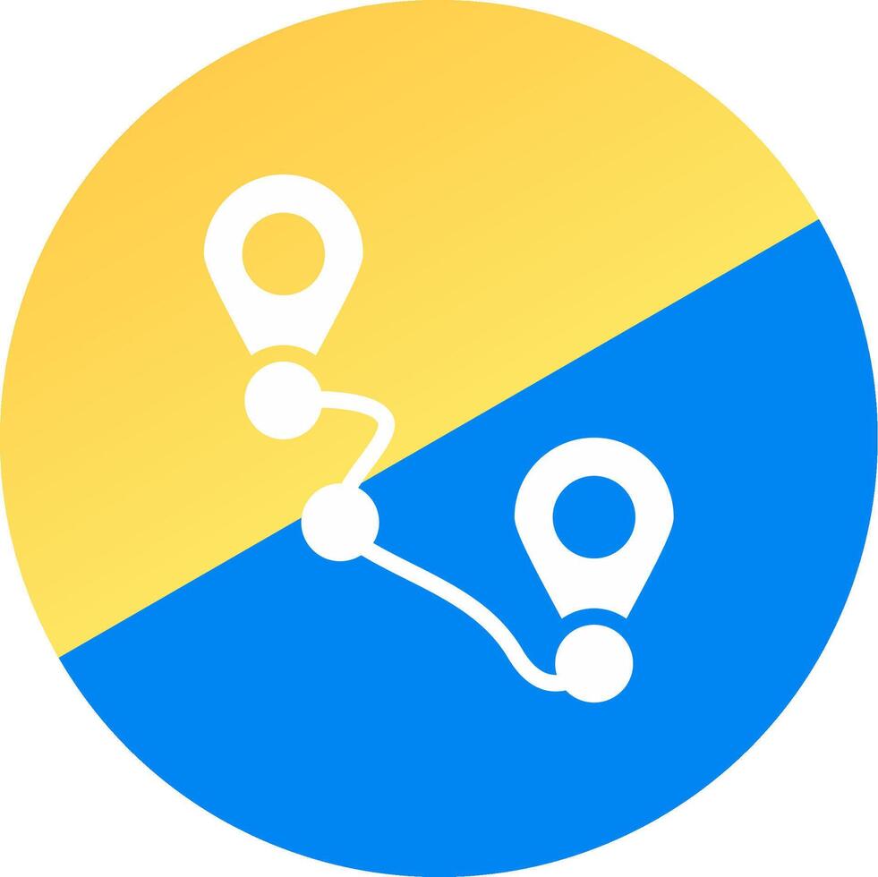 Tracking Creative Icon Design vector