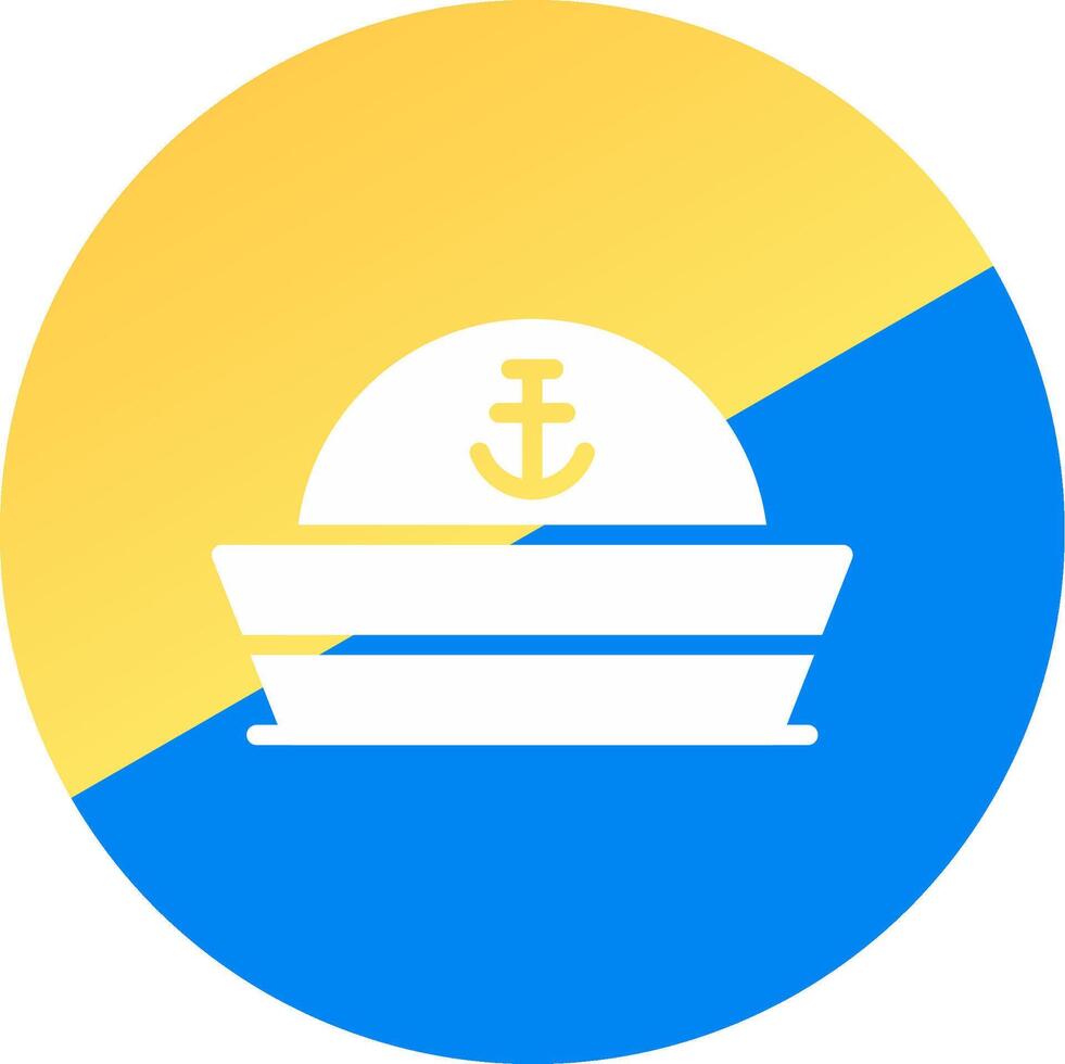 Sailor Hat Creative Icon Design vector