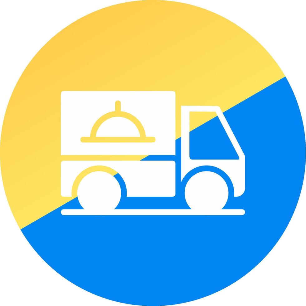 Delivery Van Creative Icon Design vector