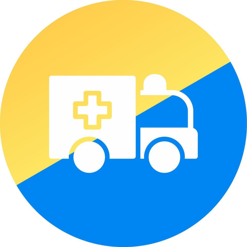 Ambulance Creative Icon Design vector