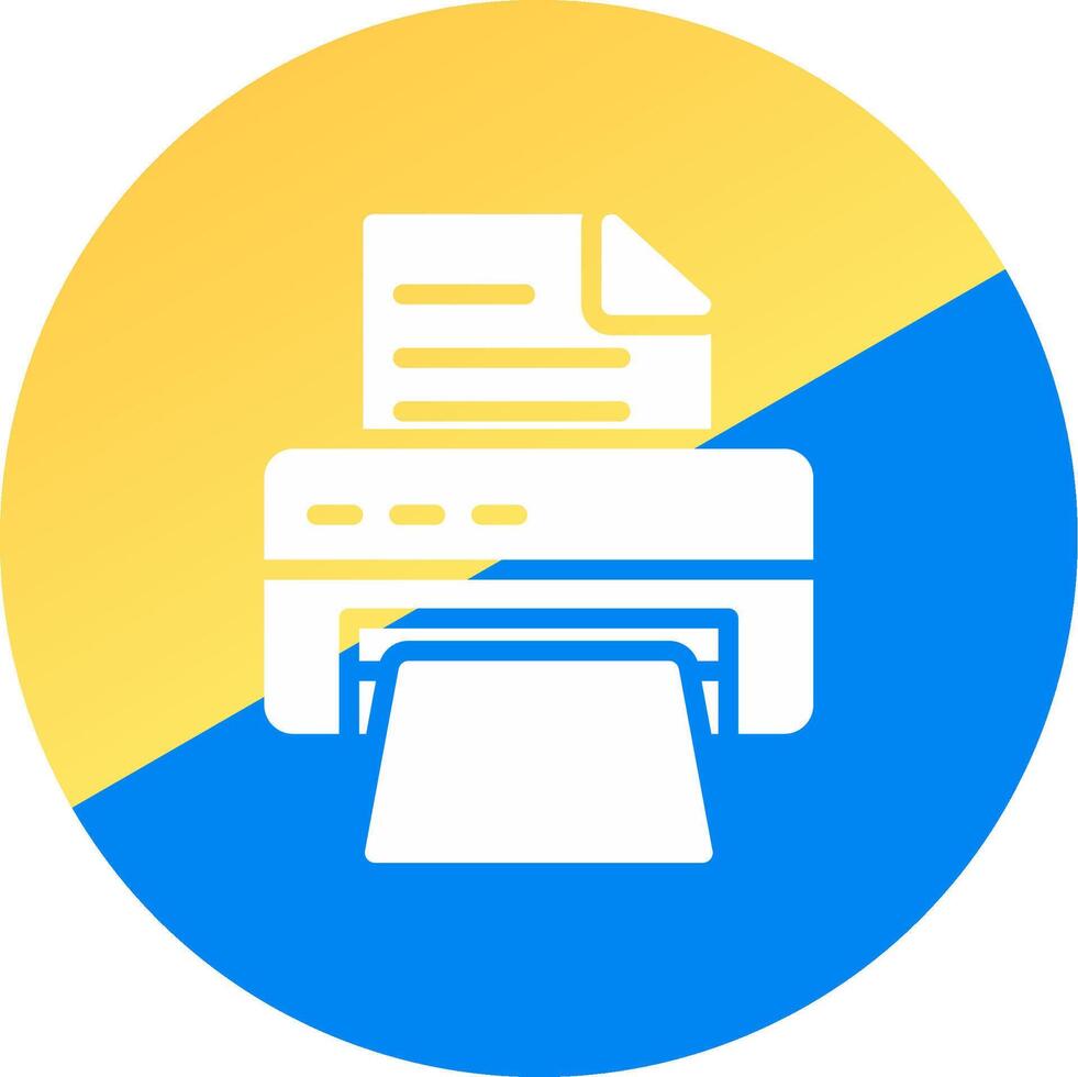 Printer Creative Icon Design vector